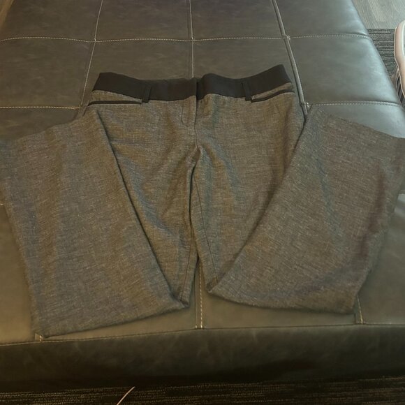 Express "columnist" gray bootcut dress pants, woman's 8S - Picture 10 of 11